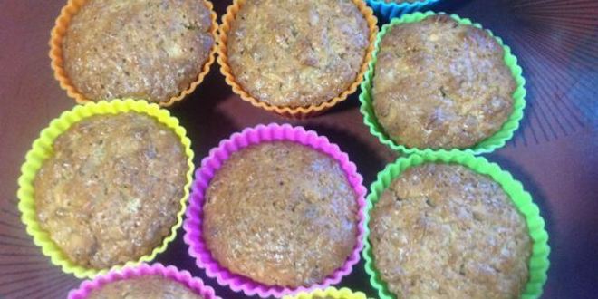 Рецепт яблочных маффинов с орехами