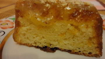 Рецепт Манника апельсинового с цитрусовой помадкой