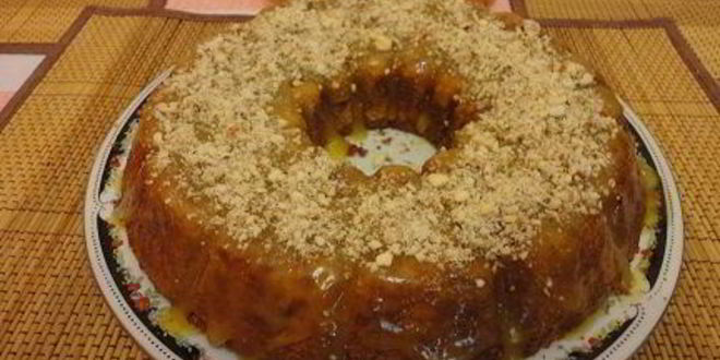 Рецепт манника апельсинового с цитрусовой помадкой