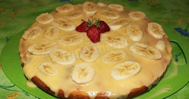 Рецепт Манника с бананами на кефире