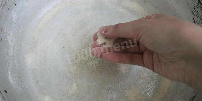 Рецепт манника с бананами на кефире