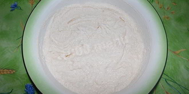 Рецепт манника с бананами на кефире