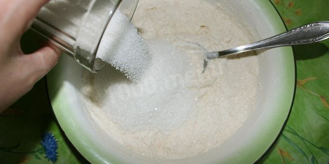 Рецепт манника с бананами на кефире