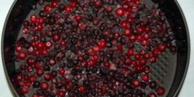 Рецепт манника с лесными ягодами