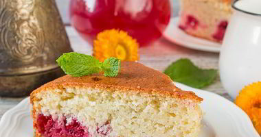 Рецепт Манника с малиной