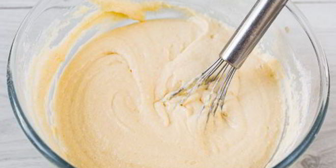 Рецепт манника с малиной