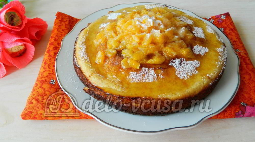 Как приготовить манник с мандаринами