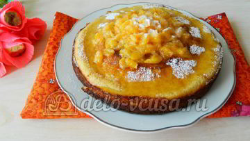 Рецепт Манника с мандаринами