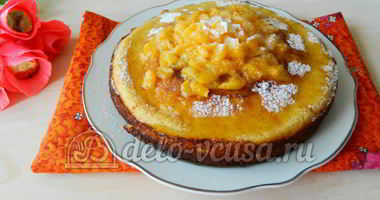 Рецепт Манника с мандаринами