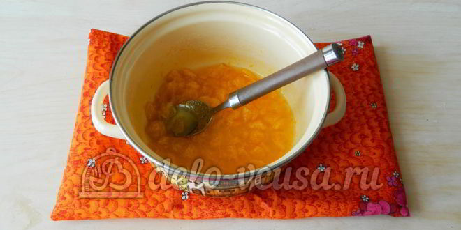 Рецепт манника с мандаринами