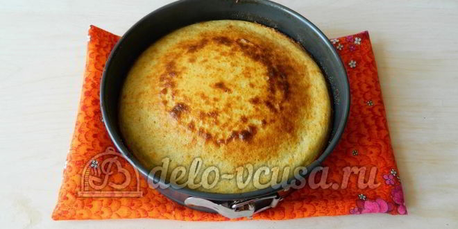 Рецепт манника с мандаринами