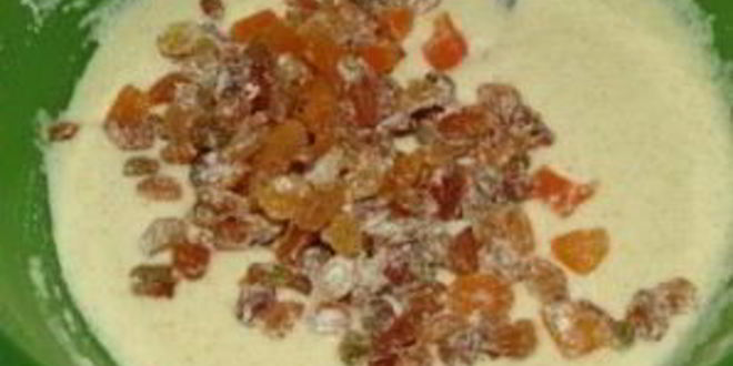 Рецепт манника с сухофруктами