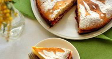 Рецепт Манника с земляничным джемом