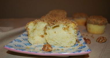 Рецепт Манников с орехово-карамельной корочкой