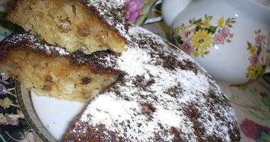 Рецепт Нежного манника с яблоками и изюмом