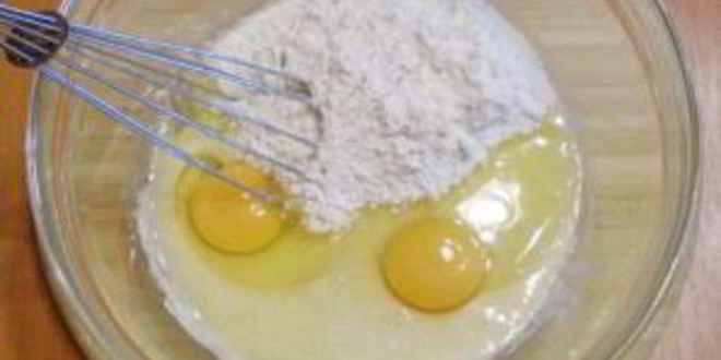 Рецепт пирога манник на кефире