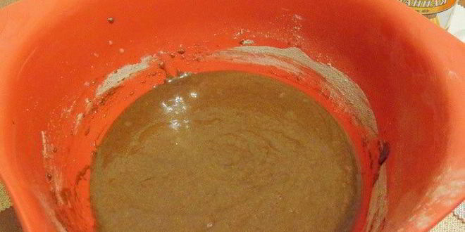 Рецепт постного шоколадного манника