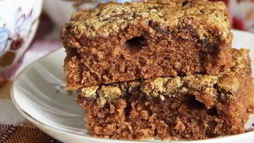 Рецепт Шоколадного манника с халвой