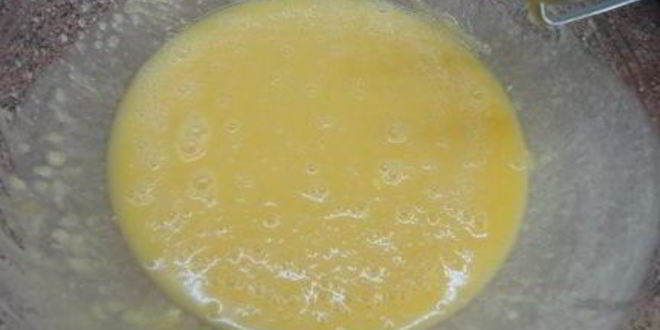 Рецепт цитрусового манника с финиками