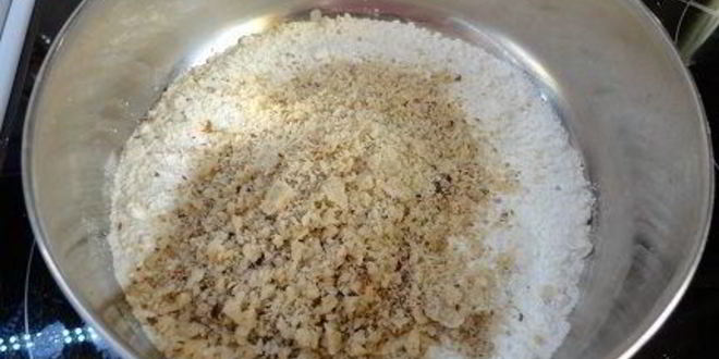 Рецепт цитрусового манника с финиками