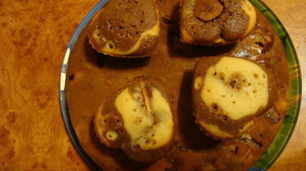 Как приготовить цветной яблочный манник