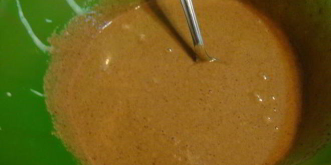 Рецепт цветного яблочного манника