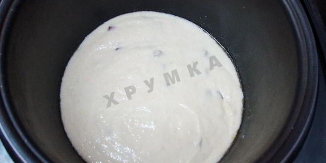 Рецепт вкусного манника на кефире в мультиварке