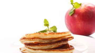 Рецепт Дрожжевых оладий с яблоками