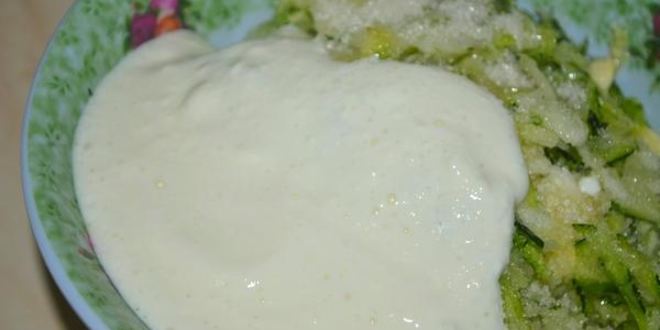 Рецепт кабачковых оладушек