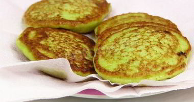 Рецепт Кабачковых оладий с фаршем внутри
