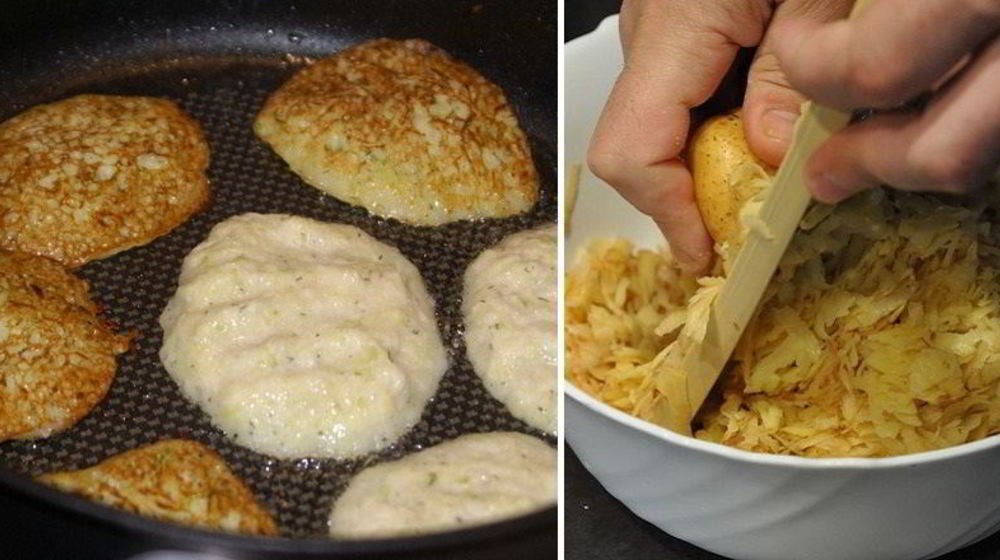 Как приготовить кабачковые оладьи с картофелем