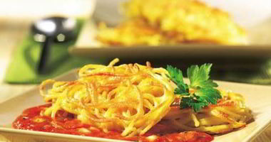 Рецепт Макаронных оладий в томатном соусе