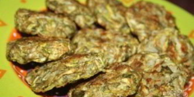 Рецепт оладушек из кабачков в духовке