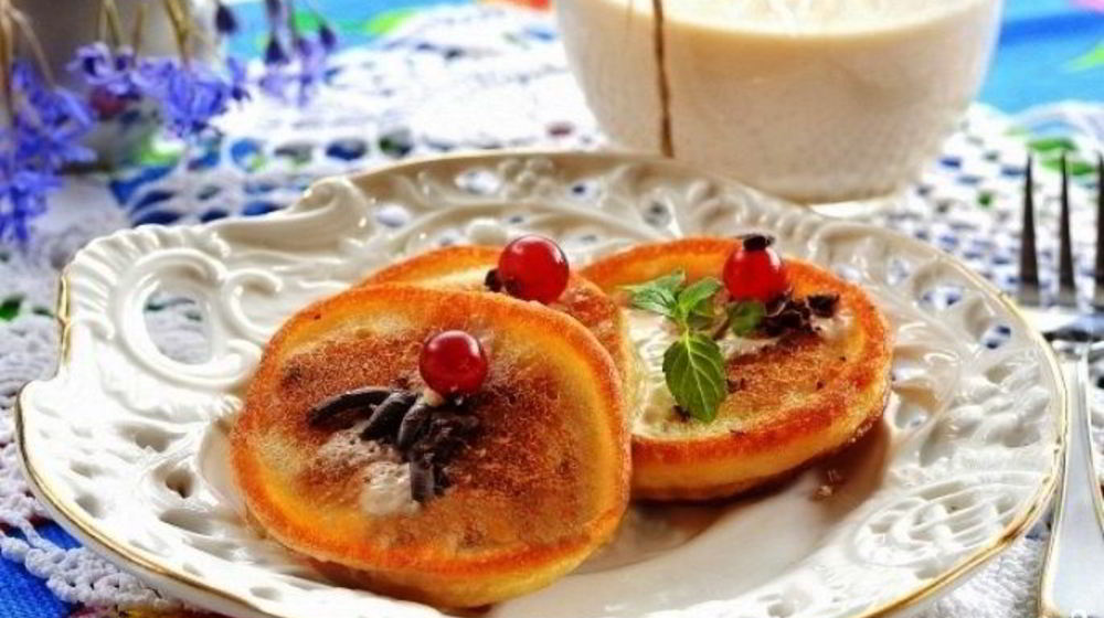 Как приготовить оладушки на ряженке