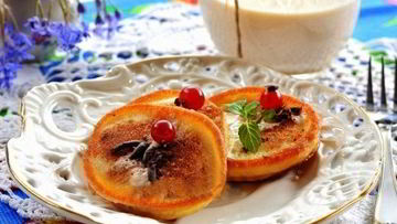 Рецепт Оладушек на ряженке