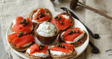 Рецепт Оладушек с семгой