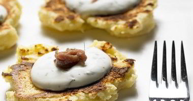 Рецепт Оладий из кабачков с фетой