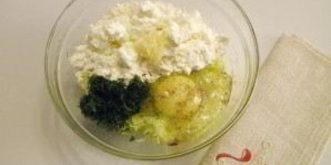 Рецепт оладий из кабачков с творогом