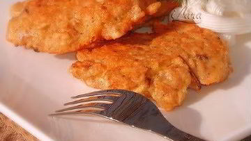 Рецепт Оладий из мацы с сыром чеддер