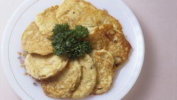 Рецепт Оладий из сладкой кукурузы к мясу на гриле