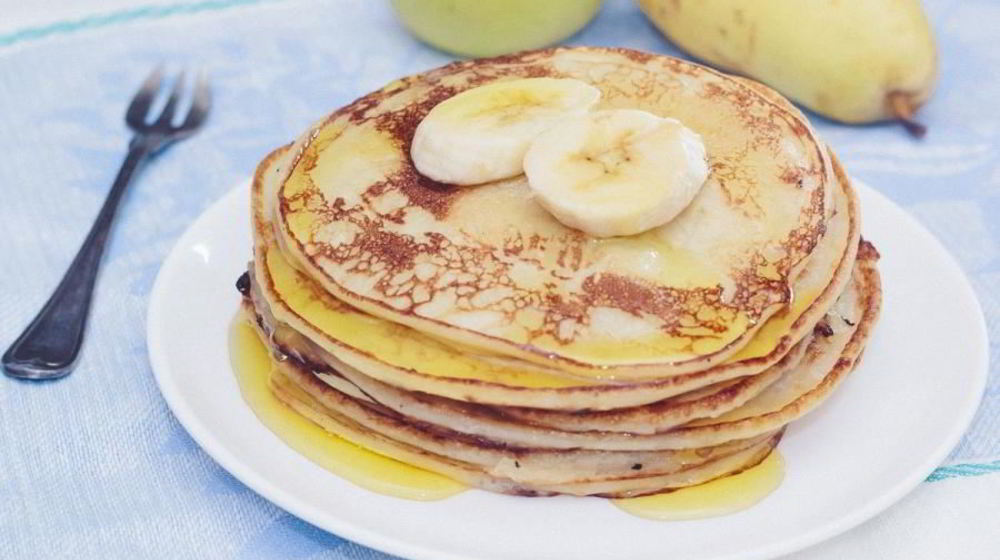 Как приготовить оладьи из творога и банана