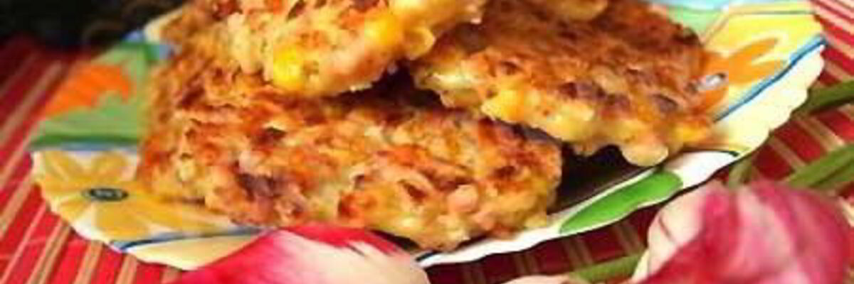 Рецепт Оладий из тыквы с колбасой