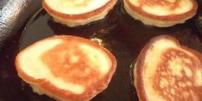 Рецепт оладий на воде с дрожжами