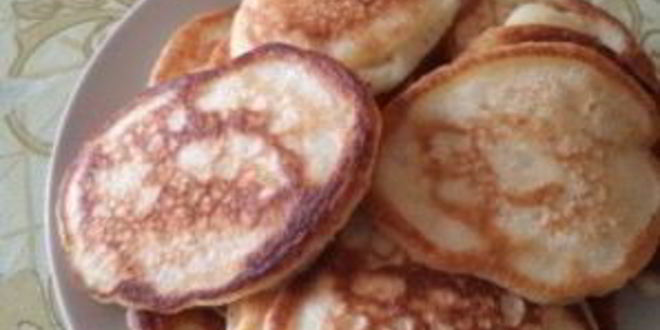 Рецепт оладий на воде с дрожжами