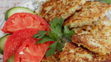 Рецепт Оладий с кабачком и киноа