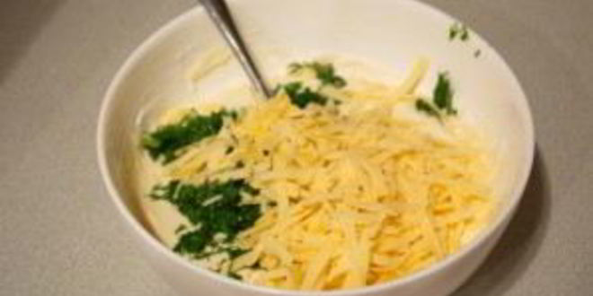 Рецепт оладий с сыром и зеленью