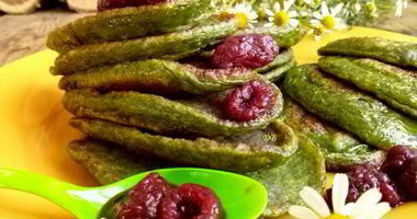 Рецепт Оладий со шпинатом