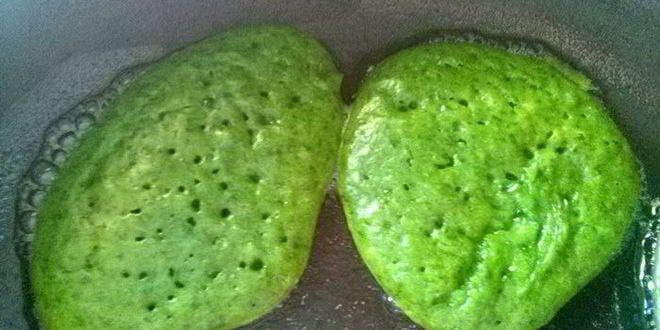 Рецепт оладий со шпинатом