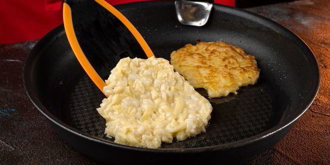 Рецепт рисова-яблочных оладьи