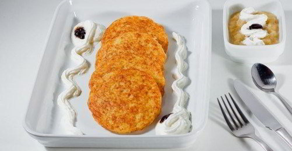 Рецепт творожный десерт с яблочным муссом